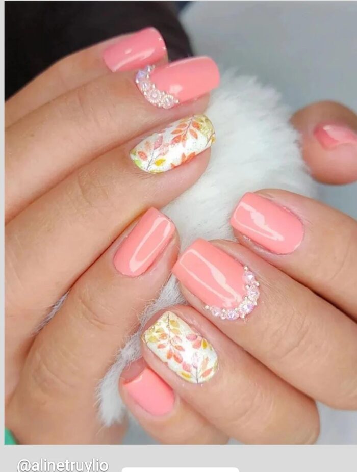 F030-Adesivos de Unhas Floral - Image 3