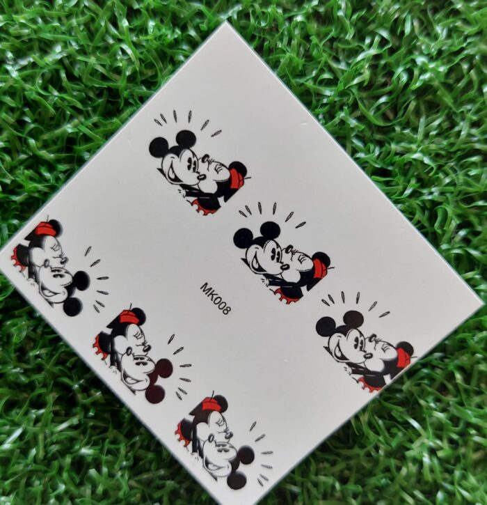 MK008- Adesivos Unhas Mickey e Minnie